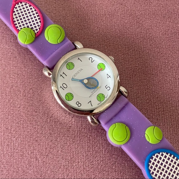 GENEVA KIDS PURPLE TENNIS WATCH - Picture 2 of 5